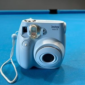 instax mini 7s blue Polaroid camera